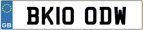 Truck License Plate